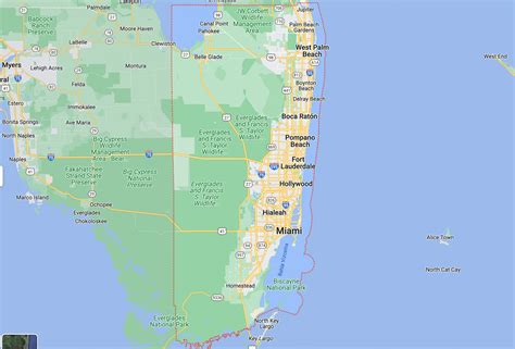 List of all cities in the Miami metropolitan area, along with their .